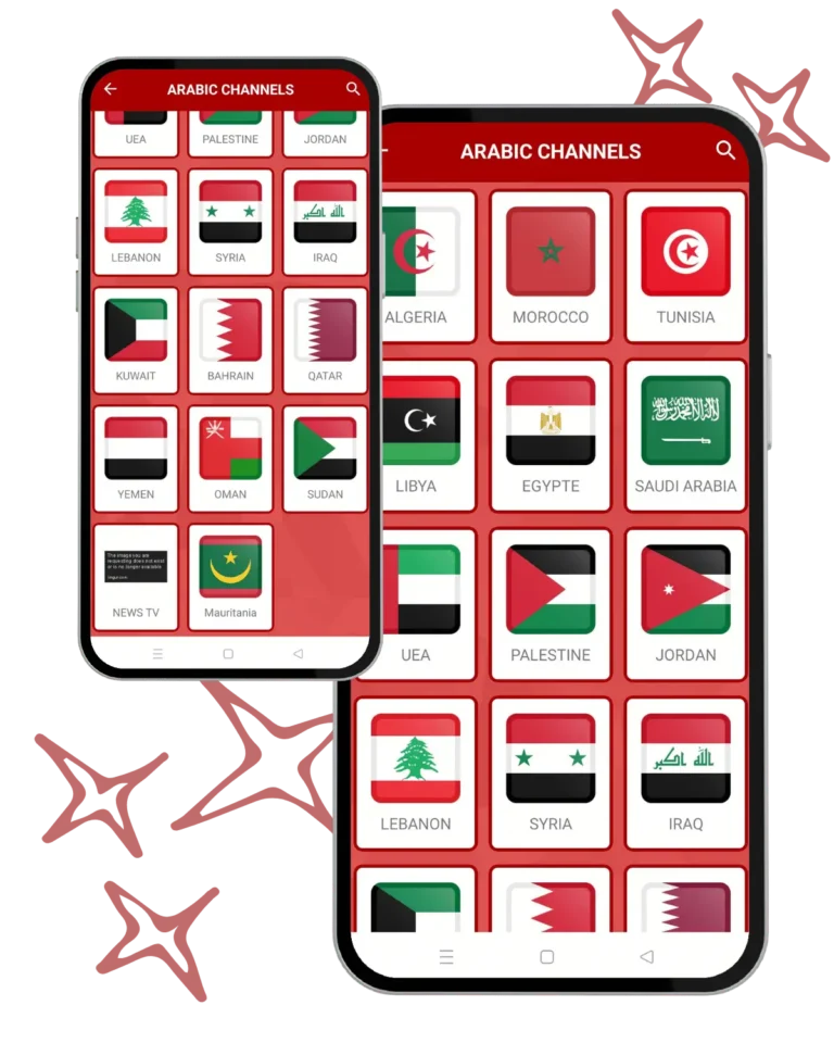 قائمة القنوات العربية في Yacine TV مرتبة حسب الدولة